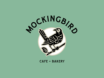 MockingBird Cafe Rebrand bird bird logo branding branding design illustration logo logo design mockingbird vector vector illustration