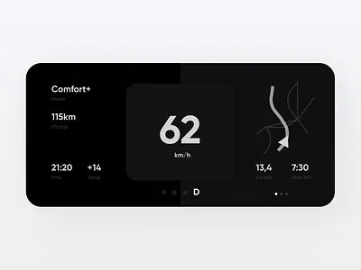 Car interface car car interface daily 100 daily ui design future interface map minimal navigation tesla ui ux