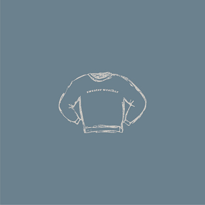 Sweater Weather design illustration illustrator sketch sweater texture vector