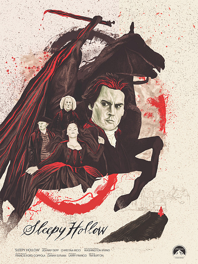 Sleepy Hollow alternative movie poster movie poster sleepy hollow tim burton