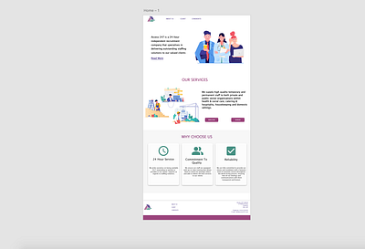 Access 247 web UI branding clean ui design illustration web design web ui website