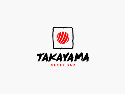 Sushi bar logo branding design logo logotype typography vector