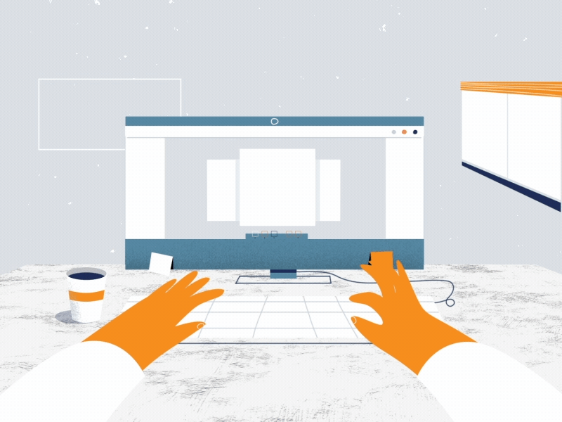 Computer by Bifurk on Dribbble