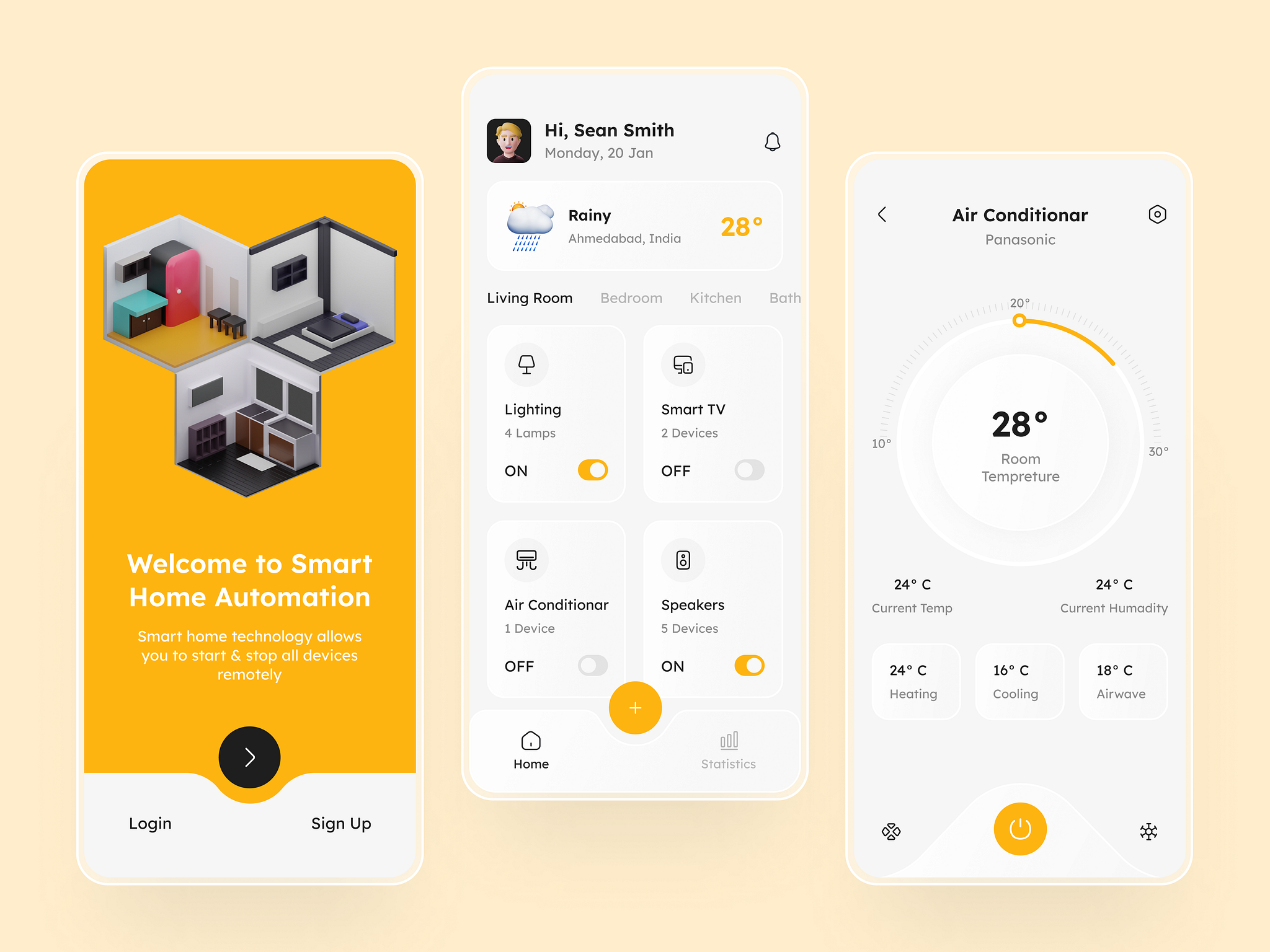 Smart Home App by IndiaNIC Infotech on Dribbble