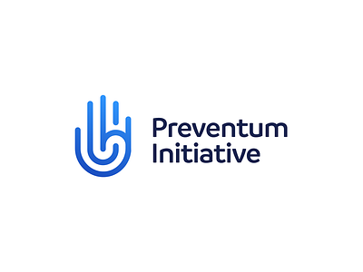 Preventum Initiative - Brand Identity brand identity branding case study clean corporate design hand help support identity identity design logo logo design logo designer logotype mark media tech digital symbol tech