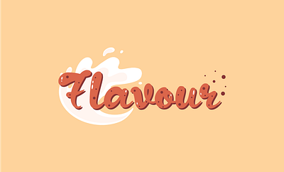 Flavour Logo branding cookie logo design food logo logo