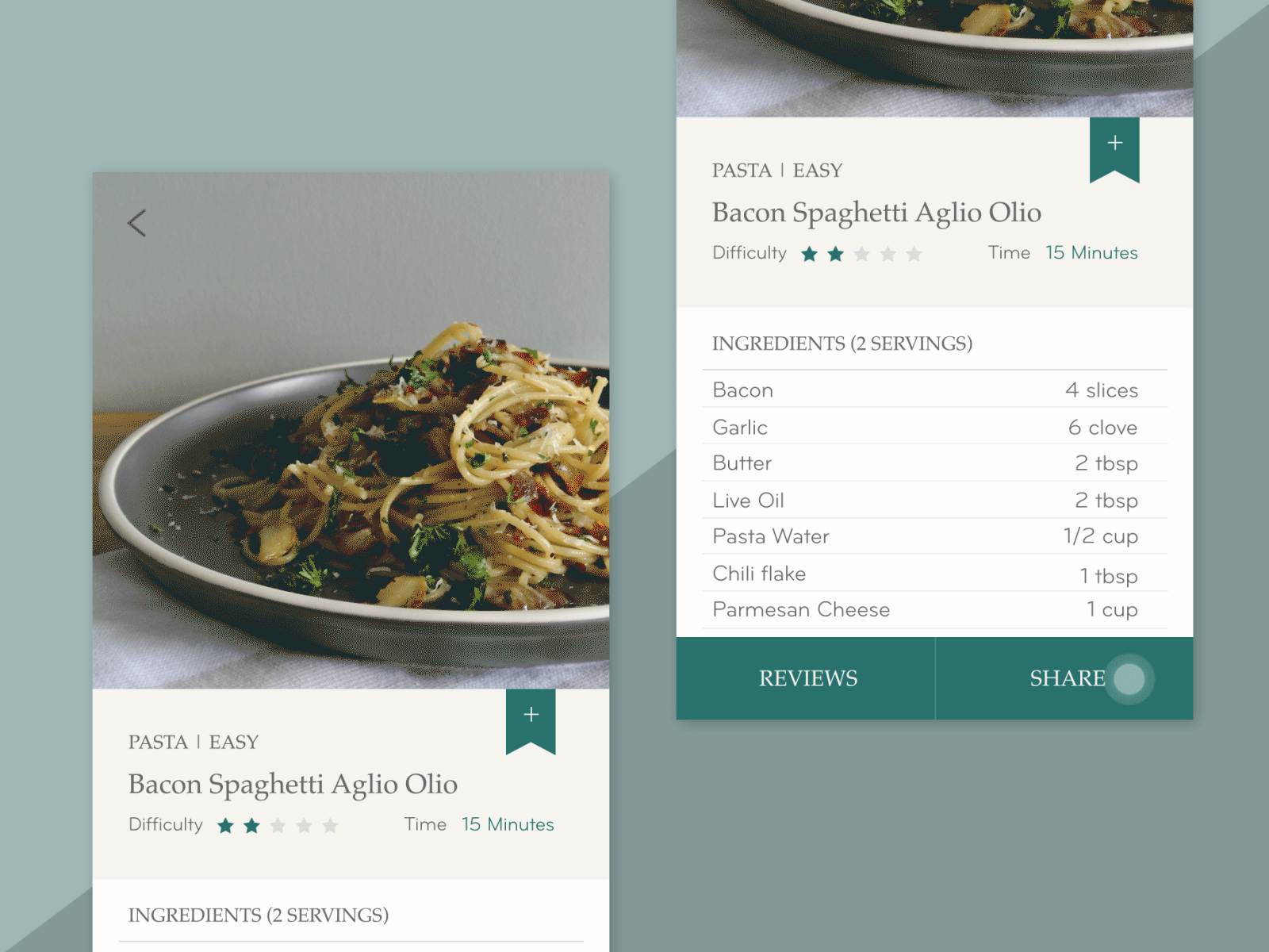 Social Share 010 dailyui dailyui 010 recipe recipes social share