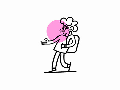 Gum Illustration gum illustration walk