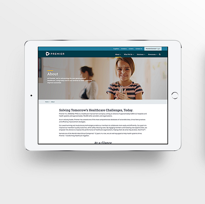 Healthcare website redesign/launch design digital website