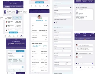 Agent Mobile casestudy design typography ui ux uxresearch visual design