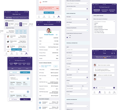 Agent Mobile casestudy design typography ui ux uxresearch visual design