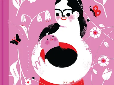 Cover for Book Proposal baby butterfly child cute family floral happy love mother texture