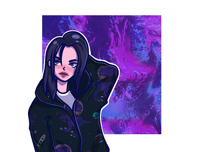 guess who 💁🏻‍♀️ anime art character design digital girl illustration procreate