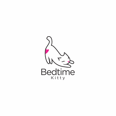 bedtime kitty branding design icon logo logodesign photography playful playful logo typography vector