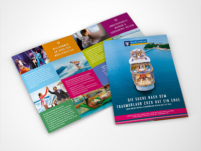 Brochure Blitz - Royal Caribbean art direction brochure design layout photo editing print