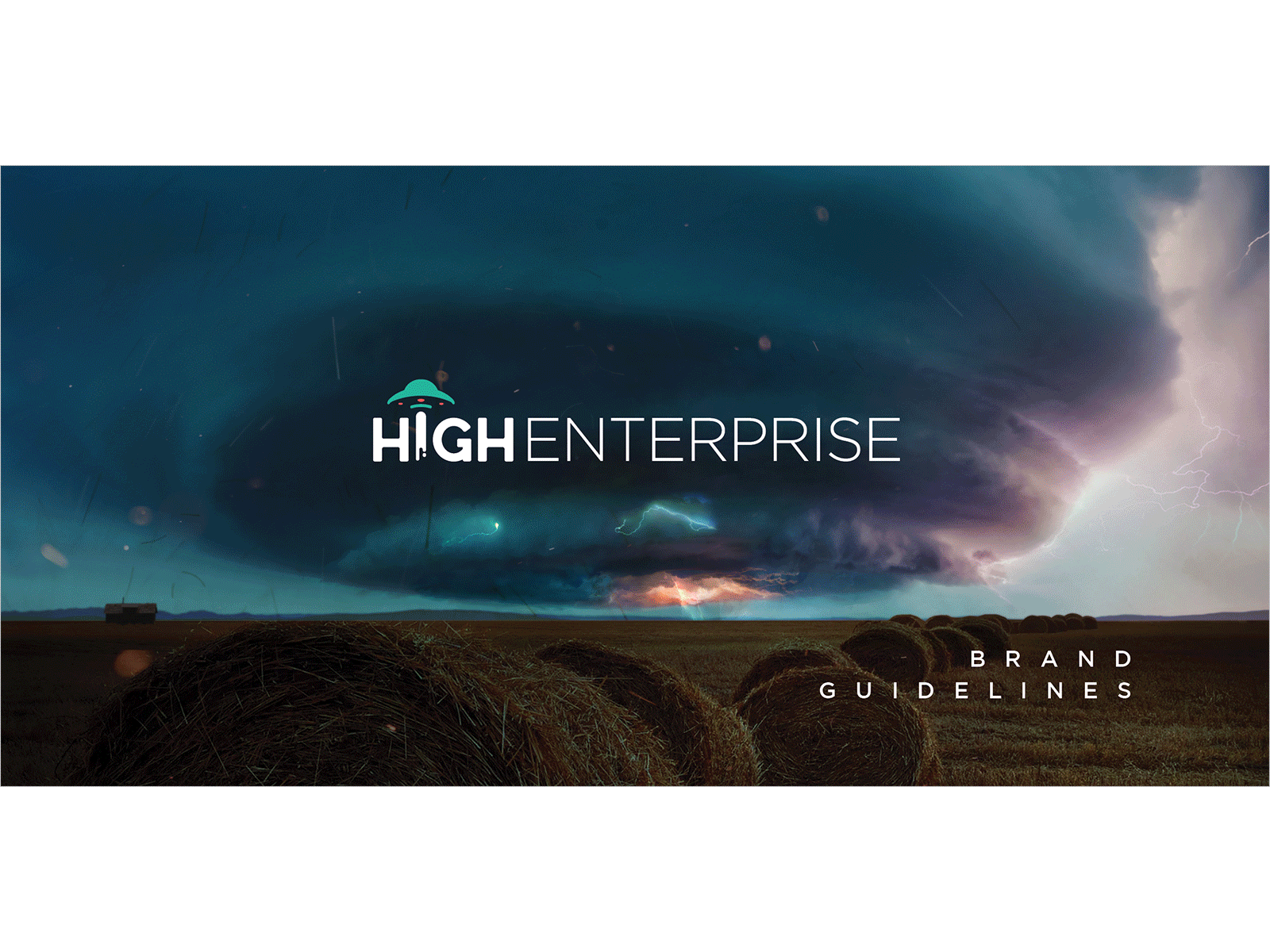 High Enterprise Brand Guideline brand guide brand guideline branding colors design fonts guidelines illustration illustrator logo photomanipulation photoshop typography ufo vector