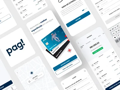 Pag - wallet app app banking app design minimal mobile ui user interface ux wallet wallet app