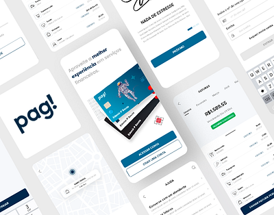 Pag - wallet app app banking app design minimal mobile ui user interface ux wallet wallet app