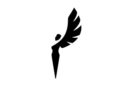 Black Swan Icon. ballet black black white black and white dancer design icon movie swan weekly warm up weeklywarmup wings woman