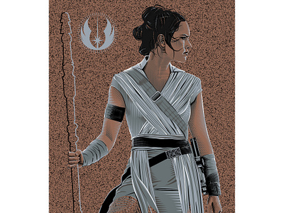 Rey Skywalker art artist digitalart digitalillustration digitalpainting illustration imac ipad j.j.abrams macipad posterdesign printdesign rey reyskywalker skywalker starwars theriseofskywalker vector wacomtablet