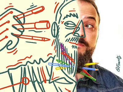 Toon Me challenge digital drawing illustration painting photoshop portrait selfportrait toonme