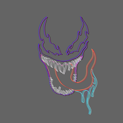 Venom comic design digital art enjoy film illustration marvel marvelcomics movie rebound retro symbiote tom hardy venom