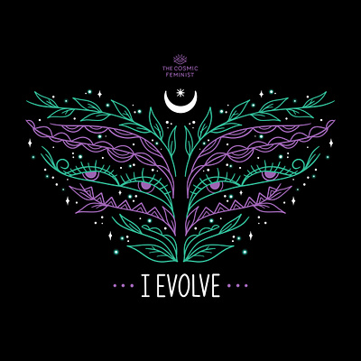 I Evolve bold colors illustration art illustration design illustrations