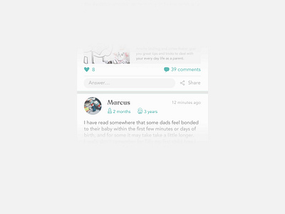Newp app app concept baby icon ios mobile newp newparent newport ui ui design ux