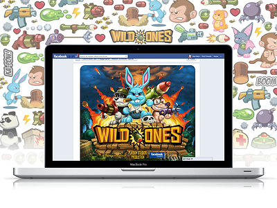 WILDONES | Disney Interactive | facebook gaming animation app art direction branding cover art creative direction design game design icon illustration logo typography ui ui design ux ux design vector web