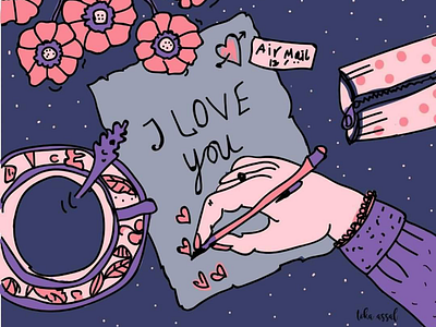 I love you draw illustrationbook