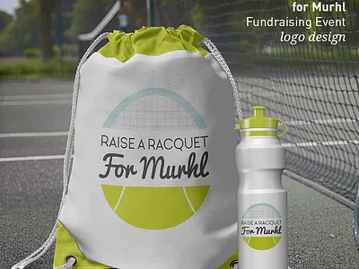 Raise A Racquet for Murhl - Logo Design branding graphic design logo logo design print design