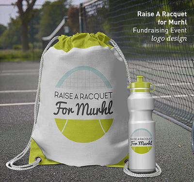 Raise A Racquet for Murhl - Logo Design branding graphic design logo logo design print design