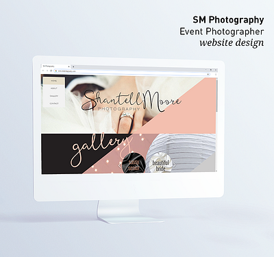 SM Photography - Website Design branding graphic design web design website website design