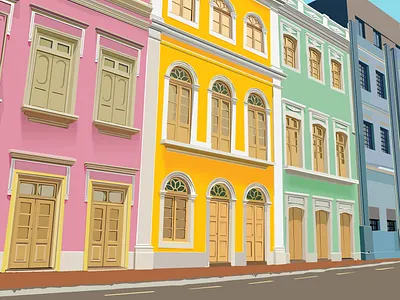 Makes me think of ice cream illustration