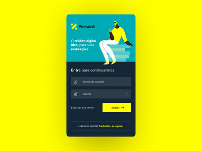 Sign in app application bank design finance flat homepage illustration login minimal money app sign in ui vector