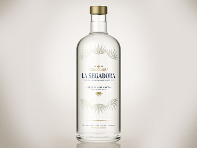 La Segadora Tequila bottle bottle design bottle packaging collateral design liquor bottle packaging packaging design print typography