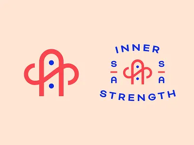 R I P Stephanie Ando Logo brand design brand identity design logo logotype type