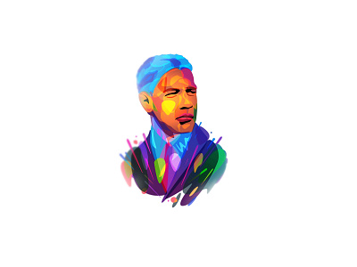 Denzel Washington actor beq hollywood icon illustration illustration art