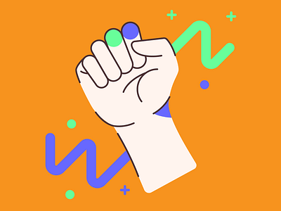 Fist branding fist fist bump graphic design hand illustration ui ux vector