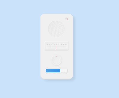 Neomorphic Radio material design neomorphism plain radio ui uidesign white app whitespace