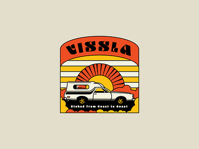 Ranchero car illustration ranchero retro vectorart vintage vissla