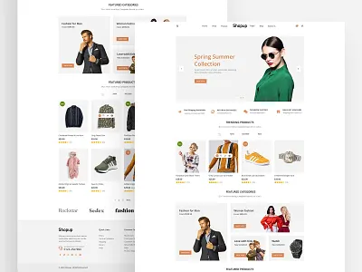 Shop Clothing Web Page 2020 2020 trend brand clothing dailyui ecommerce fashion graphic man online shopify store ui ux web webdesign woman