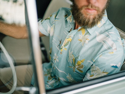 Kahala x Nick Kuchar Aloha Shirt aloha aloha shirt flowers hawaii illustration leaves surf textiles vintage