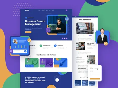 Corporate Business Responsive Template business corporate design figma landing page responsive sketch template ui ux xd