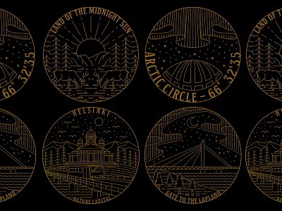 Badges adventure apparel apparel graphics badge clothing clothing brand illustration line lineart monoline monoline font outdoor pattern popular print t shirt t shirt design t shirt illustration travel trip