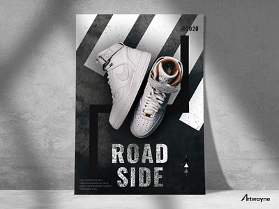 Road Side branding design illustration instagram ui ux web