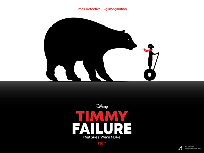 Timmy Failure alternative bear detective dhaka disney illustration imagination ja minimal mistakes poster timmyfailure