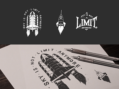 No Limit design drawing handlettering illustration lettering typography