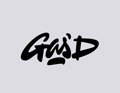 Gas'D clientwork clothing custom lettering ecommerce hand drawn handlettering jerryokolo logo logodesign logotype logotype designer procreate shopify typography