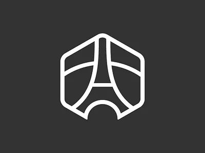 Les Contemporains logo logo design paris